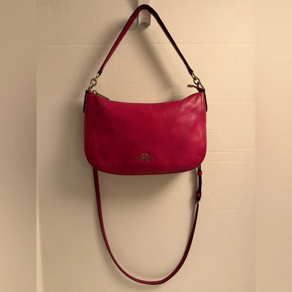 🌸 Vintage Y2K Coach Pink Leather Crossbody / Shoulder Bag 🌸 - Picture 5 of 12